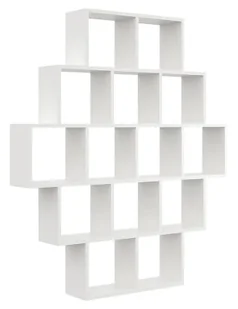 Biały regał otwarty wiszący lub stojący G9-D24 - Regały Biały regał otwarty wiszący lub stojący G9-D24 - Regały - miniaturka - grafika 1
