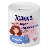 Skarbonki - Skarbonka 330 ml Dla Joanny Córki Dziecka Prezent z Nadrukiem ze Zdjęciem - miniaturka - grafika 1