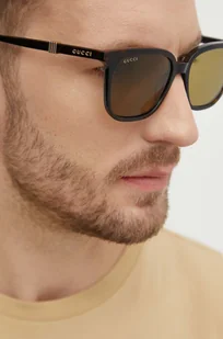 Gucci okulary przeciwsłoneczne męskie kolor zielony GG1493S - Okulary przeciwsłoneczne - miniaturka - grafika 1