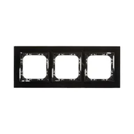 Klawisze i ramki - Ospel Impresja szkło czarne ramka R-3YGC/32/25 R-3YGC/32/25 - miniaturka - grafika 1
