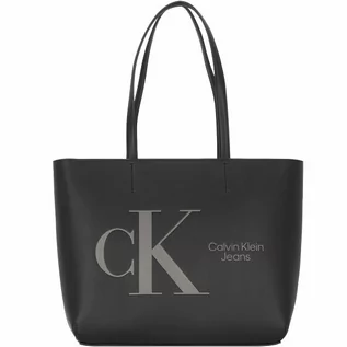 Torebki damskie - Calvin Klein Torba shopperka 34 cm black K60K609315-BDS - grafika 1