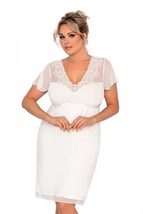 Donna Ivana ecru plus size Koszulka nocna - Bielizna nocna - miniaturka - grafika 1