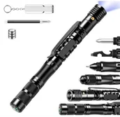 Długopisy - Multi-funkcjonalny (12w1) Długopis Taktyczny / Kubotan Metalowy (kilka modeli do wyboru). - miniaturka - grafika 1