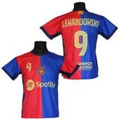 Piłka nożna - koszulka LEWANDOWSKI t-shirt dla dziecka BARCELONA SK - miniaturka - grafika 1