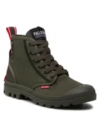 Buty trekkingowe damskie - Palladium Trapery Dare II Surv U 77215-309-M Zielony - miniaturka - grafika 1