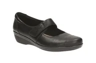 Półbuty damskie - Everlay Kennon E [black leather] - rozmiar 37.5 - miniaturka - grafika 1