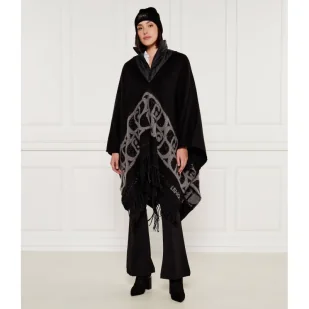 Liu Jo Ponczo | Loose fit | z dodatkiem wełny - Swetry damskie - miniaturka - grafika 1