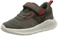 Sneakersy damskie - KangaROOS Chłopięce unisex dzieci K-IR Fast EV sneakersy, stal szary/czerwony, 10 UK dziecko - miniaturka - grafika 1