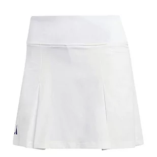 adidas Damska spódnica Club Pleatskirt, biała, HT7184, S - Spódnice - miniaturka - grafika 1