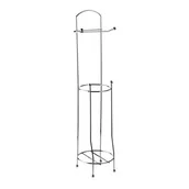 Stojaki i wieszaki na papier toaletowy - Stojak WC na papier z zapasem Basic One chrom - miniaturka - grafika 1