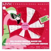 Cienie do powiek - NYX Professional Makeup - PULL-TO-OPEN SURPRISE MAKEUP BOX - Zestaw prezentowy do makijażu twarzy i ust - 01 Pull To Sleigh - miniaturka - grafika 1