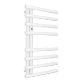Grzejniki łazienkowe - INSTAL PROJEKT Grzejnik METRICO 84x50 cm Biały D 359W Roz 5cm 10 Bar - miniaturka - grafika 1