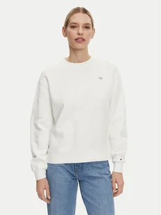 Tommy Hilfiger Bluza WW0WW45980 Écru Regular Fit - Bluzy damskie - miniaturka - grafika 1