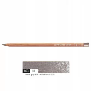 Kredka Luminance 6901, kolor 803 French Grey 30% - Kredki, ołówki, pastele i pisaki - miniaturka - grafika 1