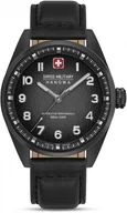 Zegarki męskie - Zegarek męski SWISS MILITARY SMWGA0001530 czarny klasyczny - miniaturka - grafika 1