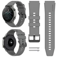 Akcesoria do smartwatchy - PASEK DO HUAWEI WATCH GT/GT 2/GT 2E/GT 2 PRO/3/3 PRO/GT 3/GT 3 SE/GT 3 PRO - SZARY - miniaturka - grafika 1
