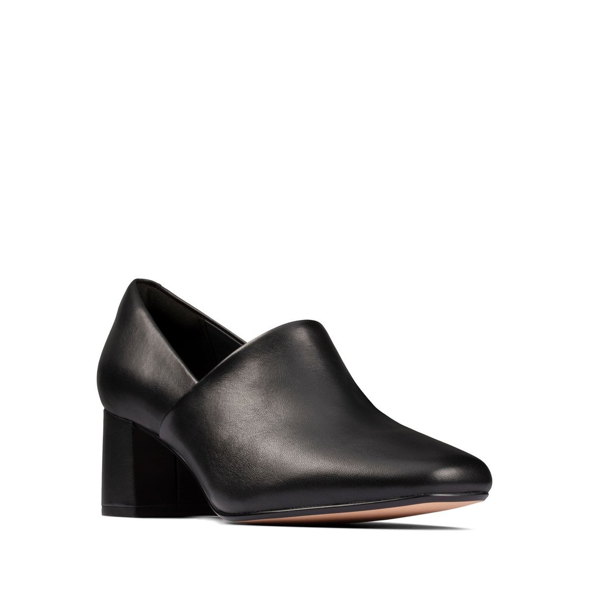 Clarks Sheer Lily 2 [Black Leather] - Rozmiar 41