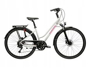 Damski rower trekkingowy KROSS TRANS 5.0 rozmiar L Szary - Rowery - miniaturka - grafika 1