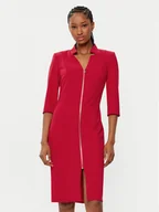 Sukienki - Rinascimento Sukienka koktajlowa CFC0121893003 Czerwony Regular Fit - miniaturka - grafika 1