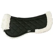 Akcesoria jeździeckie - TORPOL Podkładka pod siodło z owczej wełny NELSON - czarny - miniaturka - grafika 1