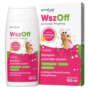 Activlab Pharma WszOff, szampon przeciw wszom, 100 ml - Problemy skórne - miniaturka - grafika 1