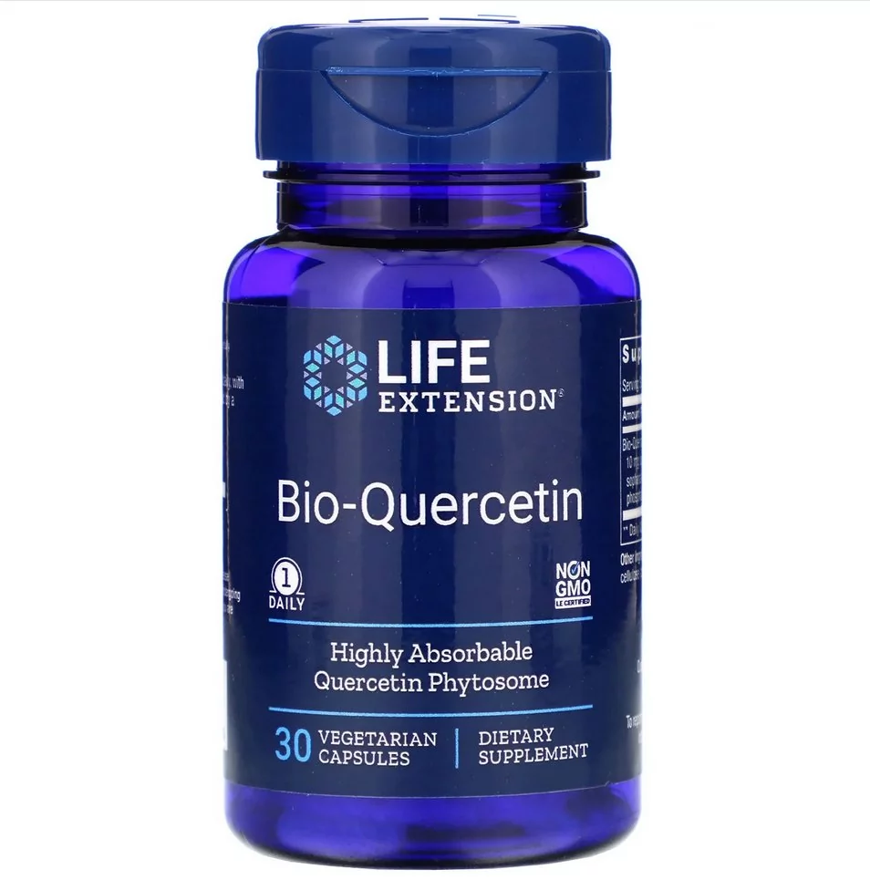 Life Extension, Kwercetyna Bio-Quercetin, 30 Kapułek