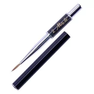 Akcesoria do paznokci - Molly Lac Pędzel pędzelek do zdobień z włosia naturalnego czarny MollyLac Nail Art Brush 11 mm Nr 2 - miniaturka - grafika 1