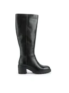 Kozaki damskie - Geox Kozaki D Damiana D26QCJ 00043 C9999 Czarny - miniaturka - grafika 1