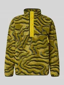 Swetry męskie - Sweter o kroju regular fit z naszywką z logo - miniaturka - grafika 1