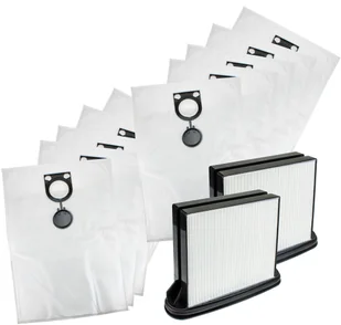 2X Filtr 10X Worki Do Starmix Bosch Gas 25 Metabo - Worki do odkurzaczy - miniaturka - grafika 1