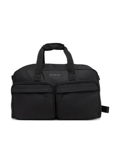 Tommy Hilfiger Torba Th Repreve Duffle AM0AM13362 Czarny - Torby podróżne - miniaturka - grafika 1