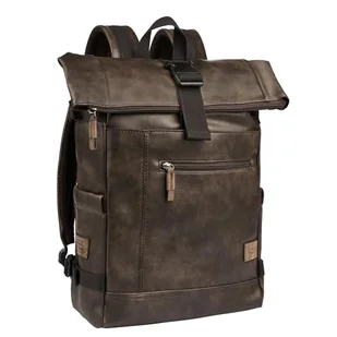 camel active Laos plecak męski Rolltop Backpack, 21 l, brązowy, brązowy, L, Klasyczny - Plecaki - miniaturka - grafika 1