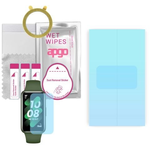 1x folia ochronna hydrożelowa do Huawei Band 7 - apgo HD HQ FLEX Smartwatch Hydrogel Protection Ochrona na ekran smartwatcha