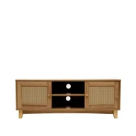 Szafki RTV - Szafka RTV NOTTO z rattanem 120x40x45 cm - miniaturka - grafika 1