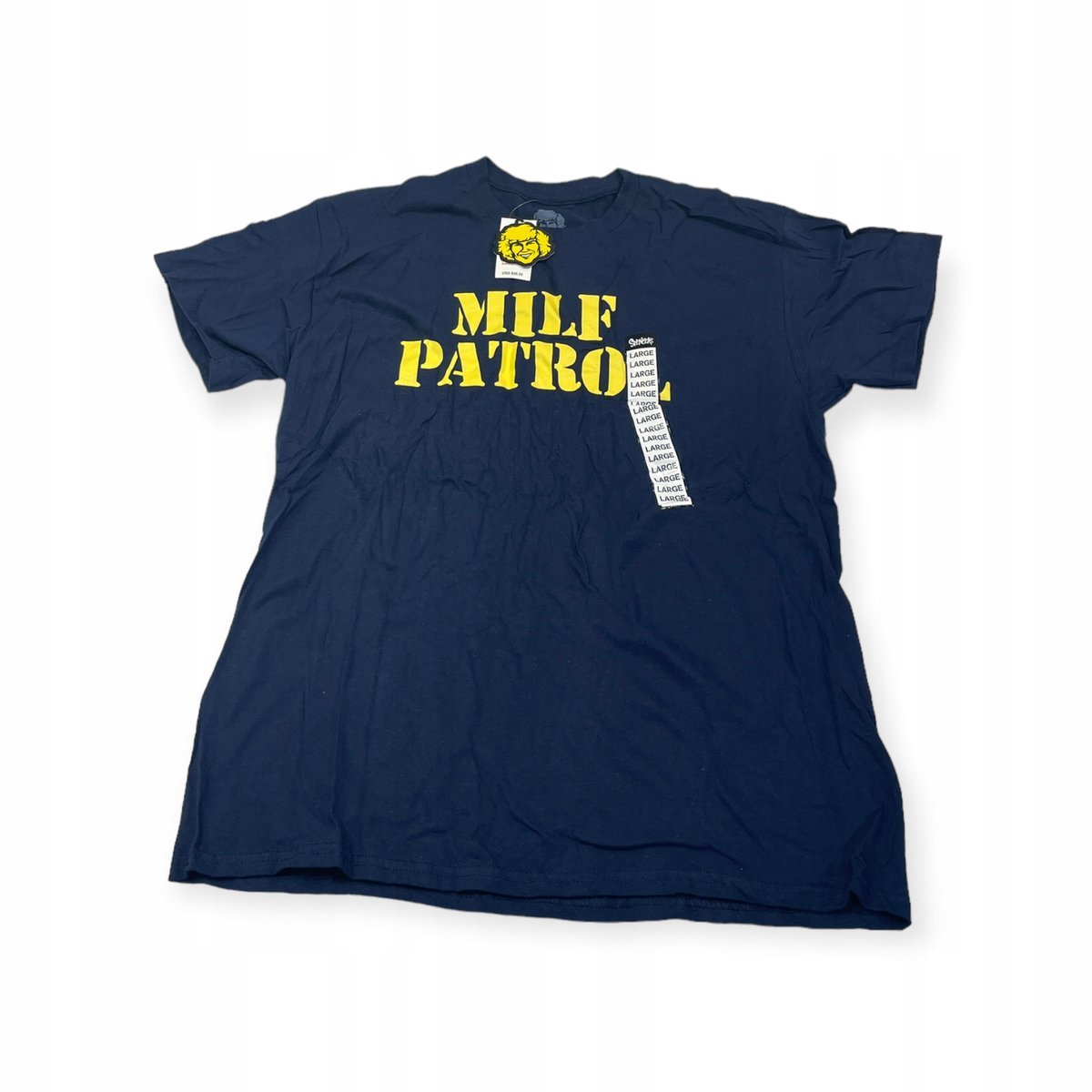 Koszulka T-shirt męski okrągły dekolt SPENCER'S nadruk L