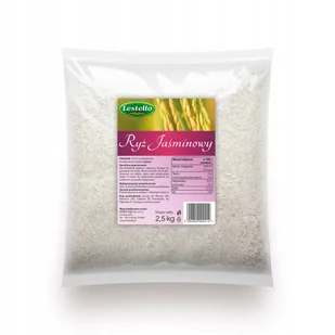 RYŻ JAŚMINOWY 2,5 KG VEGE NATURALNY LESTELLO - Ryż - miniaturka - grafika 1