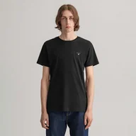 Koszulki męskie - Męska Koszulka GANT ORIGINAL SS T-SHIRT 234100.5 – Czarny - miniaturka - grafika 1