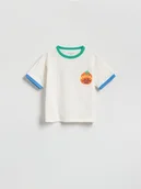 Bluzki dla niemowląt - Reserved - T-shirt z nadrukiem - złamana biel - miniaturka - grafika 1