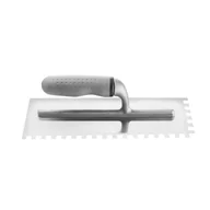 Narzędzia murarskie - Paca zębata seria 31 ze stali nierdzewnej 28 x 10 cm ząb 8 x 8 mm rączka 2K Hardy - miniaturka - grafika 1