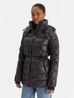 Kurtki damskie - Tommy Hilfiger Kurtka puchowa Gloss WW0WW47355 Czarny Regular Fit - miniaturka - grafika 1