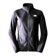 Bluzy damskie - THE NORTH FACE NF0A855O4H01 Damska 100 Glacier Fz - Bluza damska EU TNF Czarna/NPF Rozmiar XS - miniaturka - grafika 1