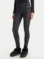 Pozostała odzież narciarska - Roxy Bielizna termoaktywna dolna Daybreak Brushed ERJLW03056 Czarny Slim Fit - miniaturka - grafika 1