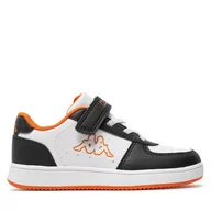 Buty dla chłopców - Sneakersy Kappa Logo Malone Ev Kid 36185LW White/Black A0I - miniaturka - grafika 1