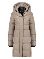 Kurtki damskie - Geographical Norway Płaszcz zimowy "Djamilalimo" w kolorze szarobrązowym - miniaturka - grafika 1