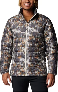 Columbia Powder Lite II Printed Jacket 2098394278 szary L - Kurtki męskie - miniaturka - grafika 1