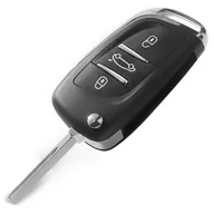 Etui na klucze - OBUDOWA KLUCZYKA PILOT DO CITROEN C3 C4 C5 BERLINGO PEUGEOT PARTNER - miniaturka - grafika 1