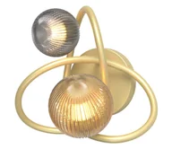 Lampy ścienne - Wofi 4015-204 - LED Kinkiet METZ 2xG9/3,5W/230V złoty/szary - miniaturka - grafika 1