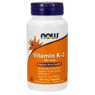 Witaminy i minerały - Now Foods Witamina K2 100 mcg - 100 kapsułek - miniaturka - grafika 1