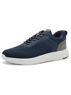Trampki męskie - s.Oliver Sneakersy w kolorze granatowo-szarym - miniaturka - grafika 1