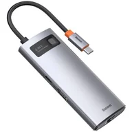 Switche - Baseus Baseus Metal Gleam HUB 6w1 USB-C HDMI Ethernet RJ45 CAHUB-CW0G baseus_20210423113422 - miniaturka - grafika 1